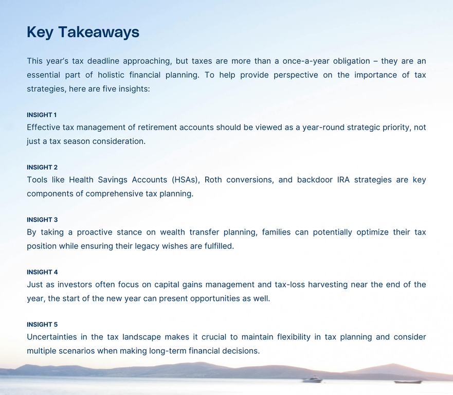 Key Takeaways 03032025