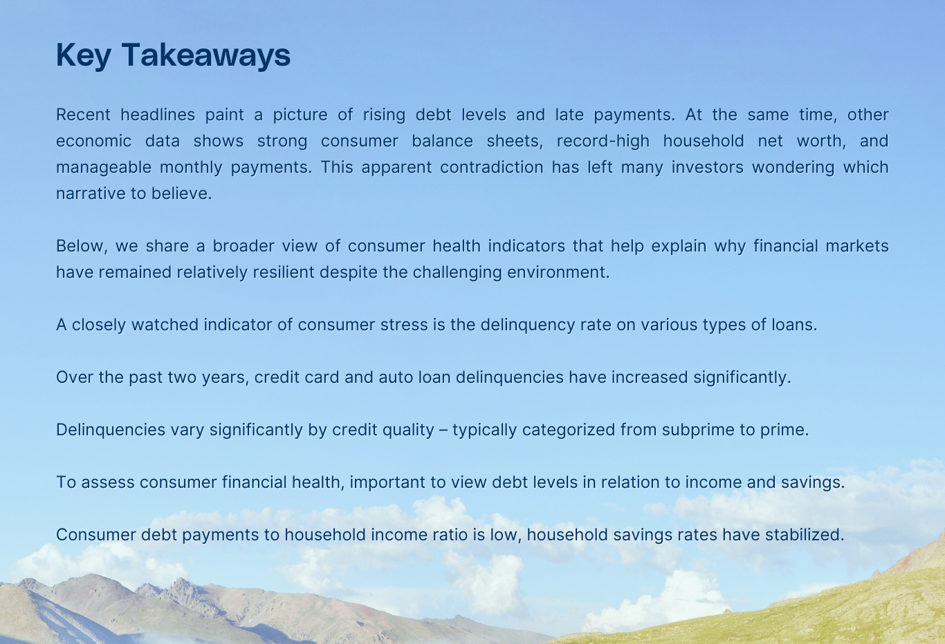 Key Takeaways 04292025
