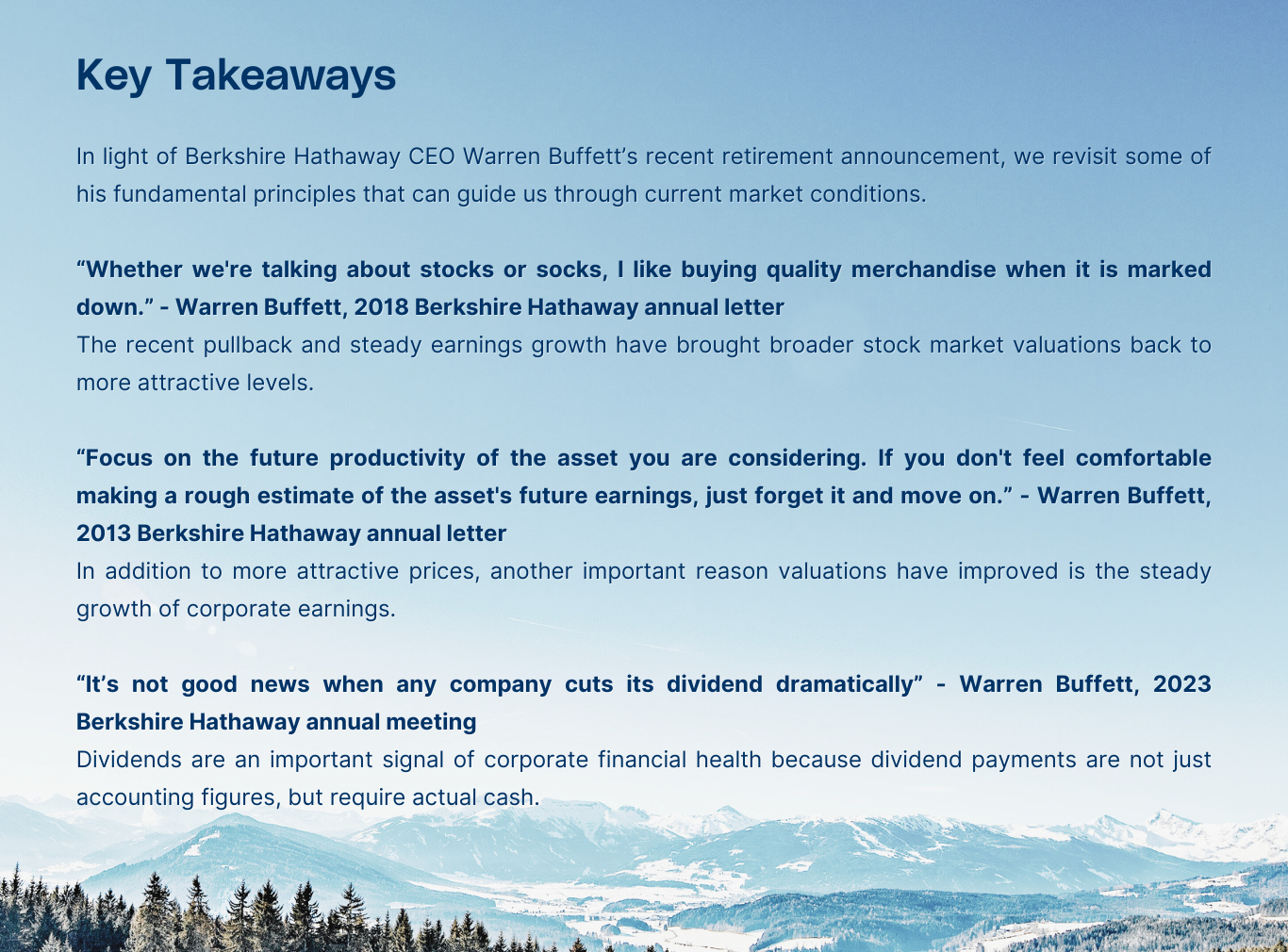 Key Takeaways 05062025