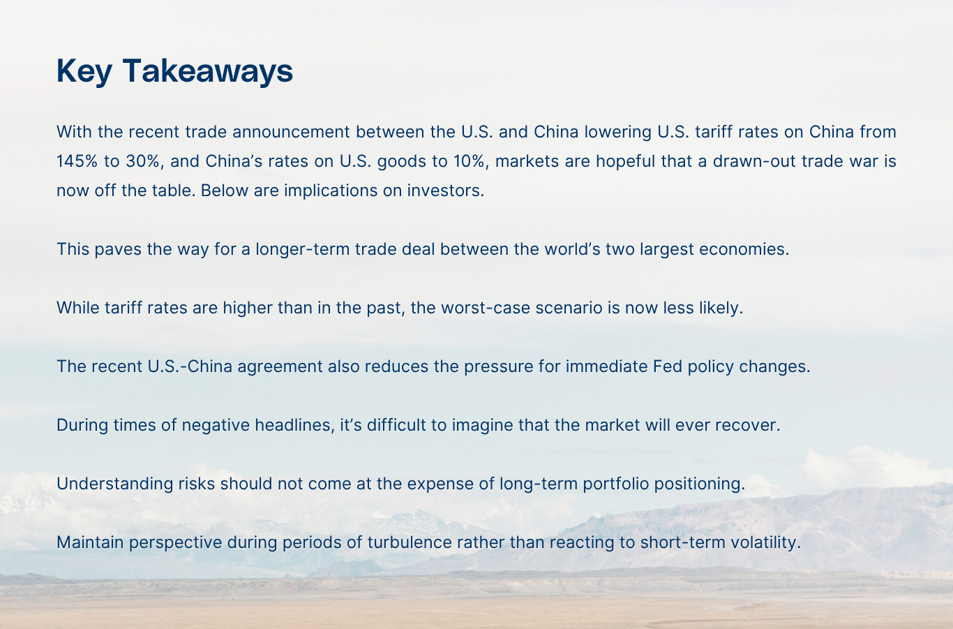 Key Takeaways 05132025