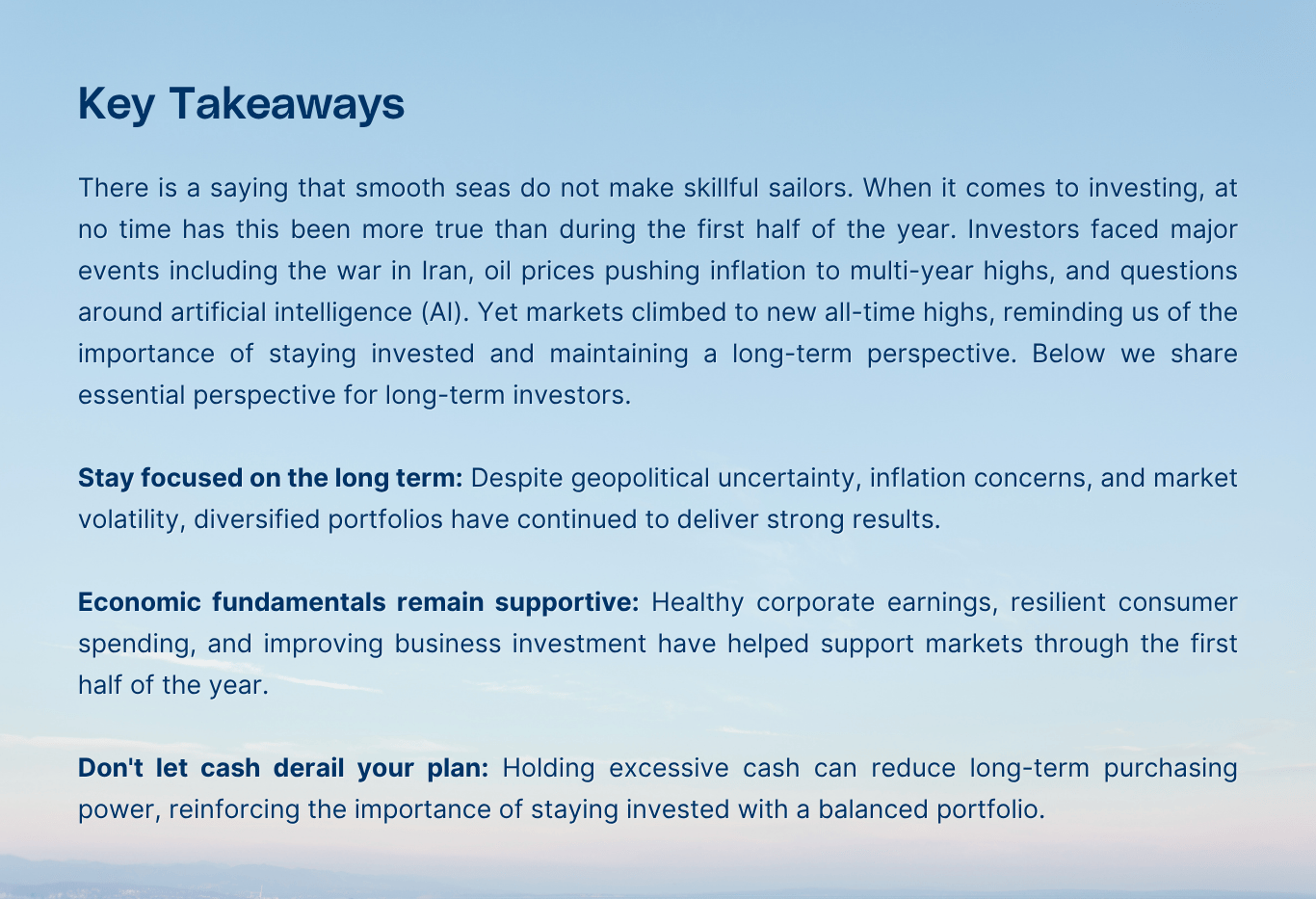 Key Takeaways 07072026